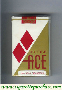 Double Ace cigarettes soft box